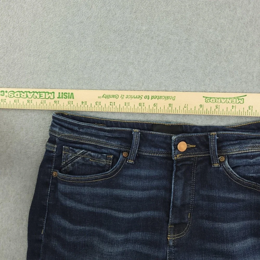 Buckle Black Jeans Womens 32x34 Blue Dark Wash Curvy Bootcut Stretch Denim